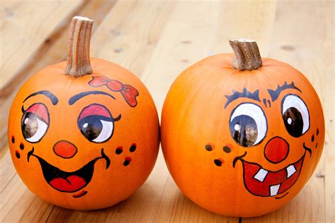 painting pumpkin faces ideas|easy pumpkin face carving ideas.